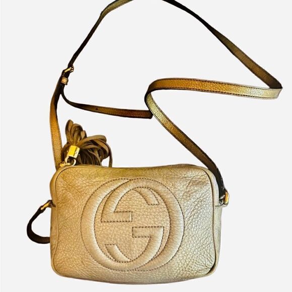 Gucci soho golden leather cross body bag - Picture 15 of 16